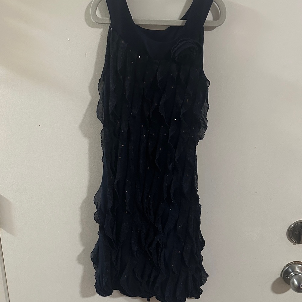 Elegant Navy Blue Kids Dress